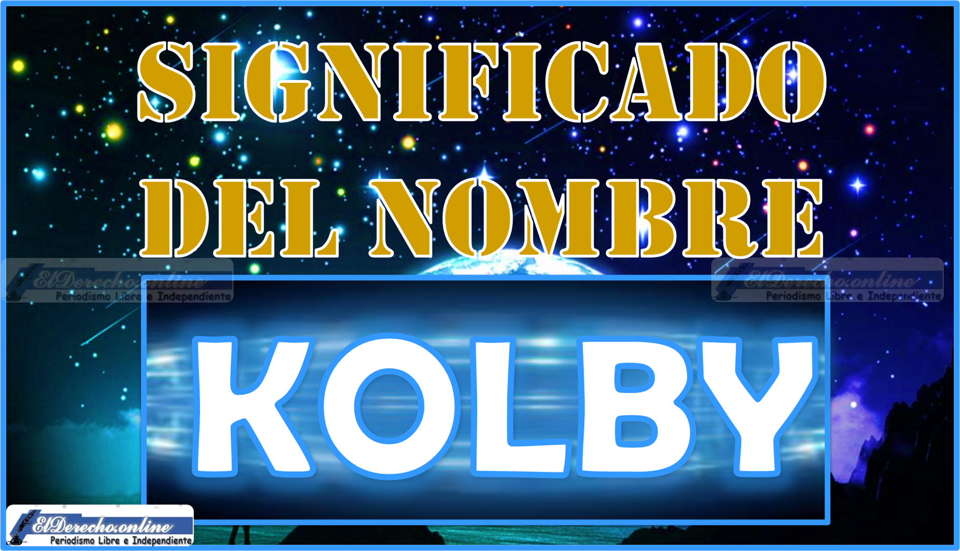Significado del nombre Kolby, su origen y más