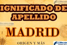 Significado del apellido Madrid, Origen y más
