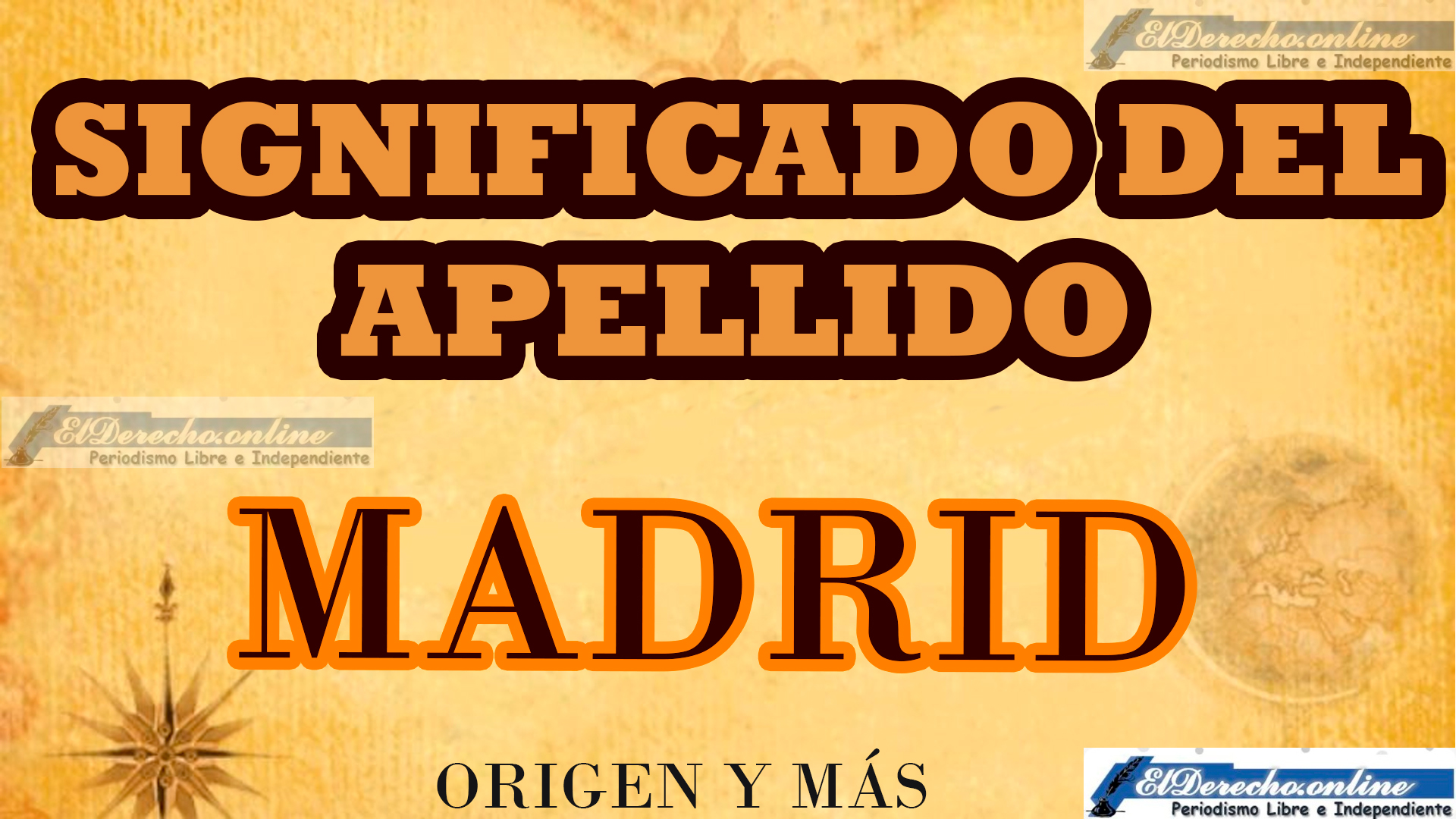 Significado del apellido Madrid, Origen y más