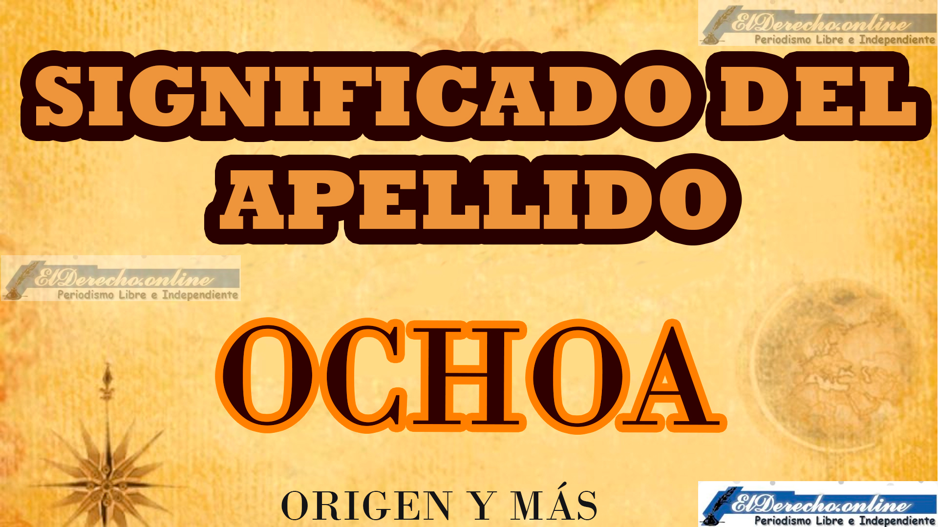 Significado del apellido Ochoa, Origen y más
