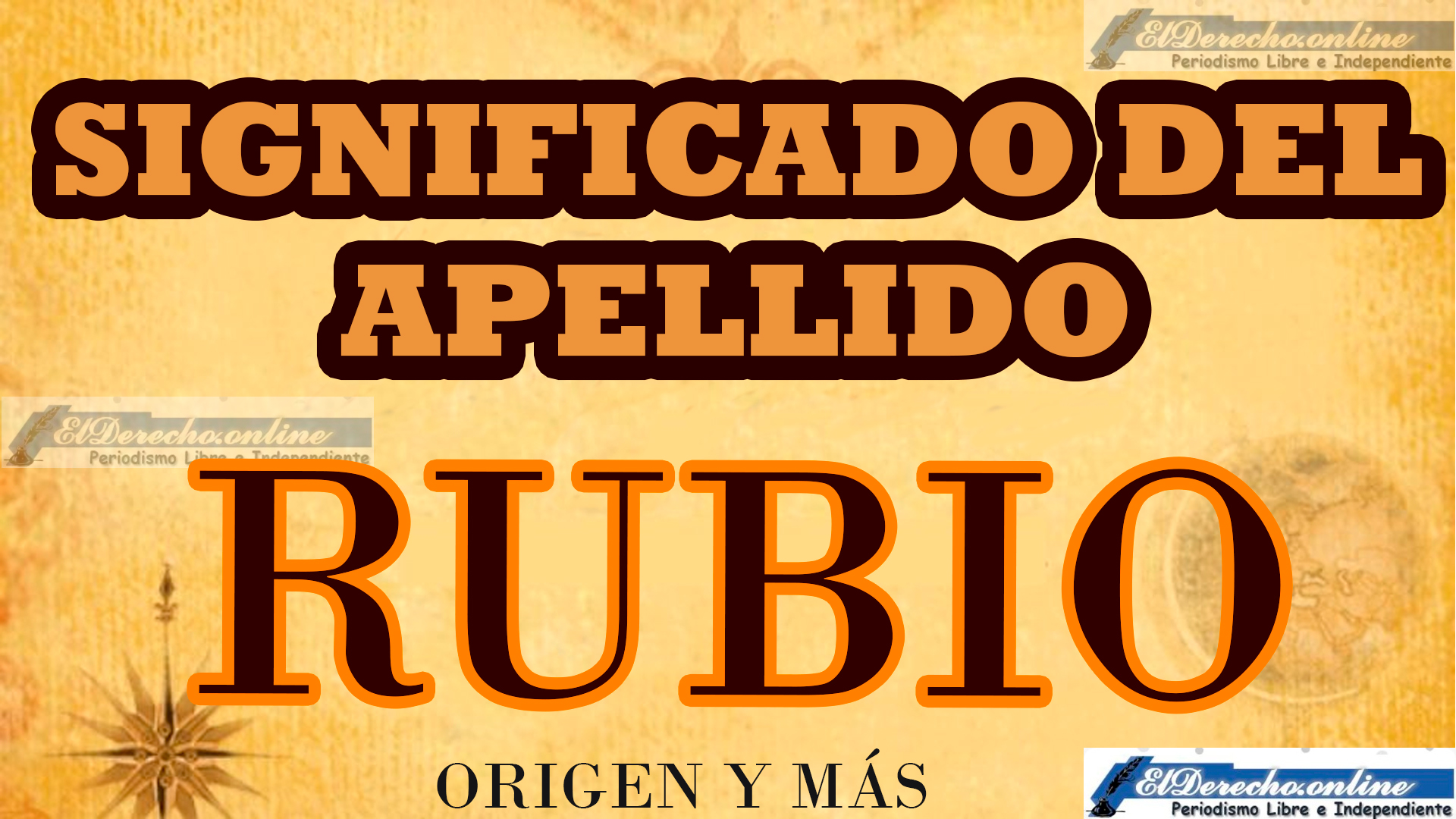 Significado del apellido Rubio, Origen y más