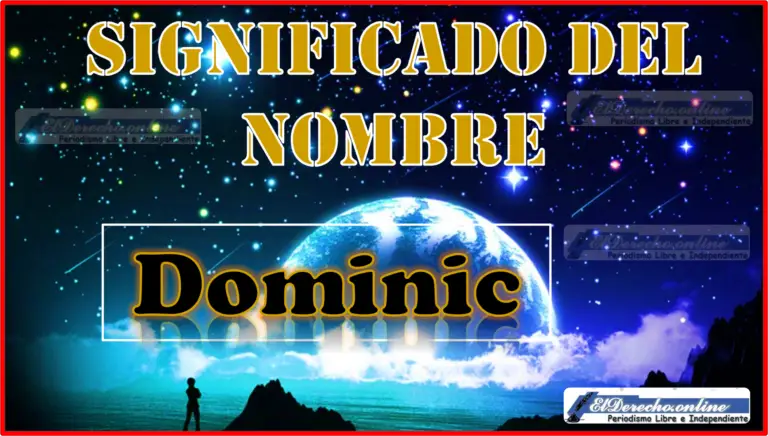 Significado Del Nombre Dominic, Su Origen Y Más 🥇 El Derecho Online【2024