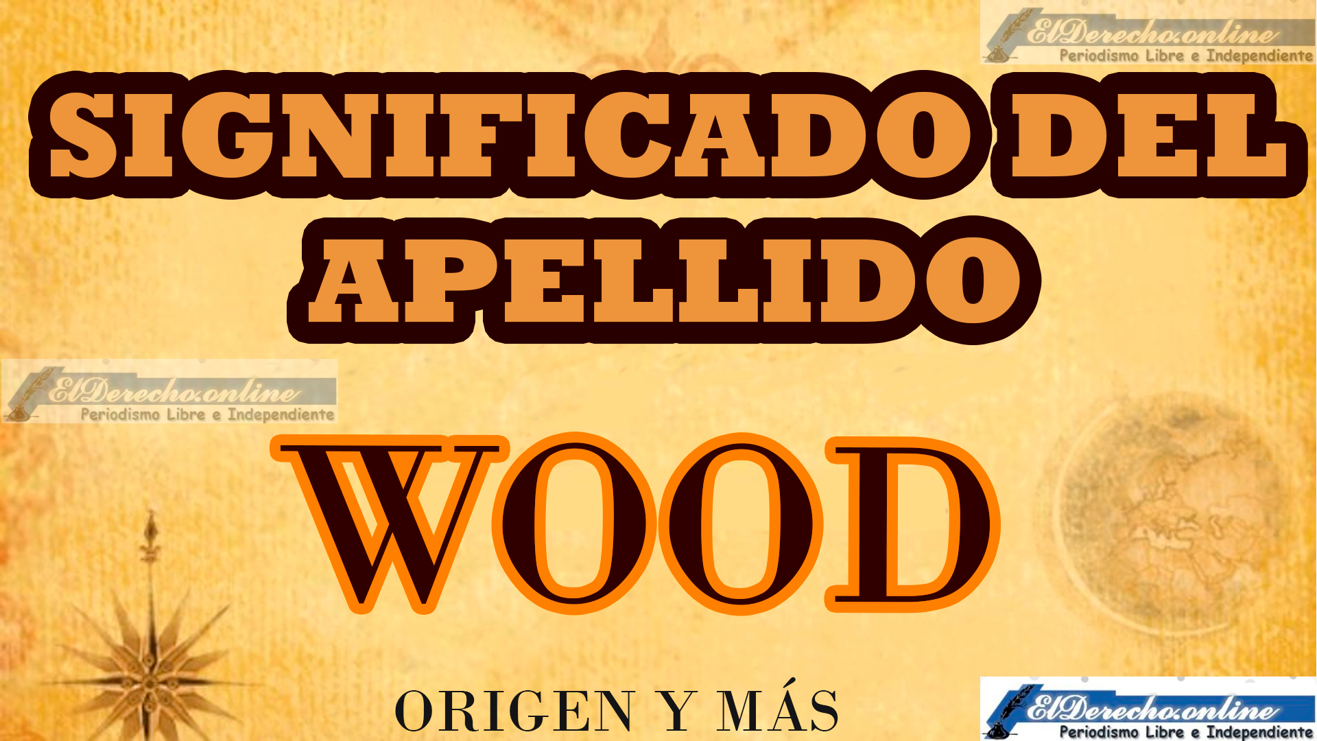 Significado del apellido Wood, Origen y más