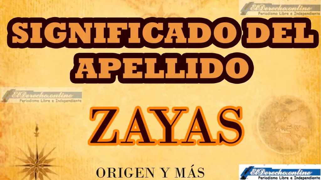 Significado del apellido Zayas, Origen y más