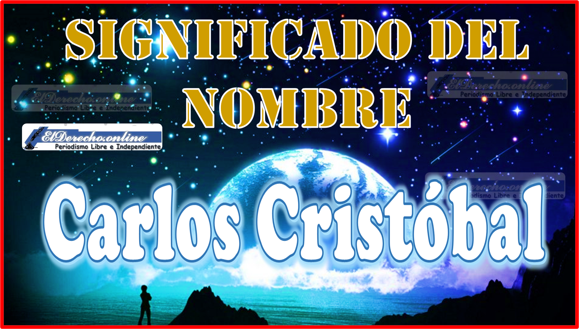 Significado del nombre Carlos Cristóbal, su origen y más