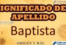 Significado del apellido Baptista, Origen y más