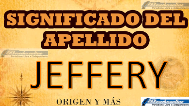 Significado del apellido Jeffery, Origen y más