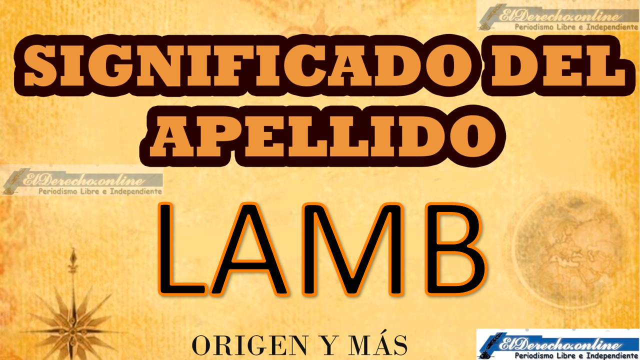 Significado del apellido Lamb, Origen y más