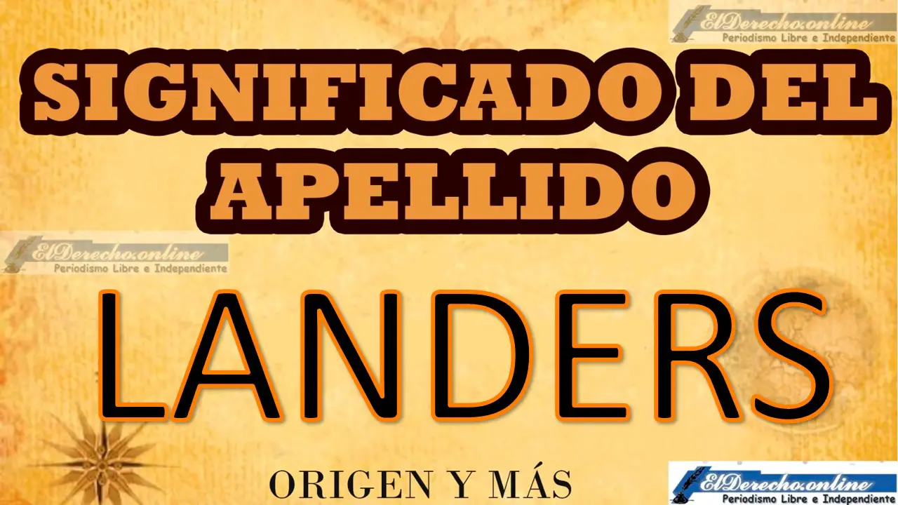 Significado del apellido Landers, Origen y más