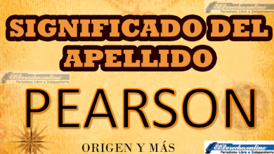 Significado del apellido Pearson, Origen y más