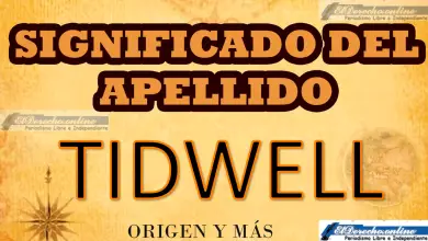 Significado del apellido Tidwell, Origen y más