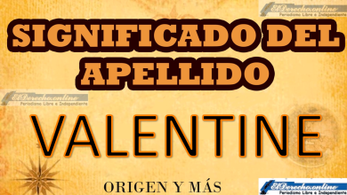 Significado del apellido Valentine, Origen y más