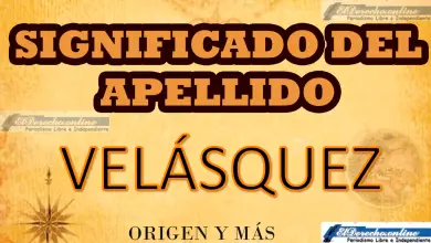 Significado del apellido Velásquez, Origen y más