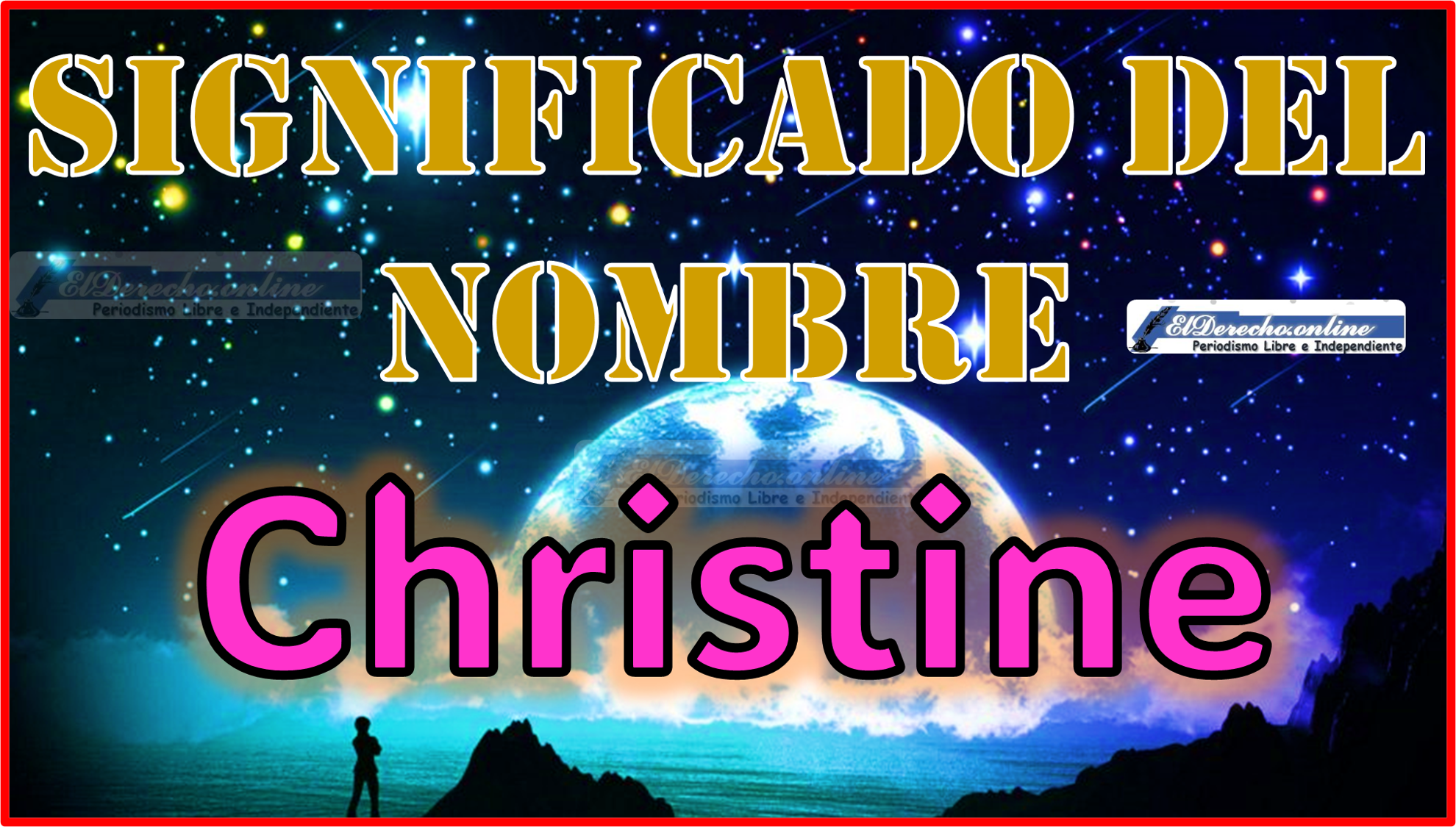 Significado del nombre Christine su origen y más