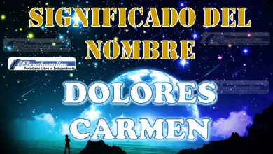 Significado del nombre Dolores Carmen: su origen y más