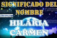 Significado del nombre Hilaria Carmen, su origen y más
