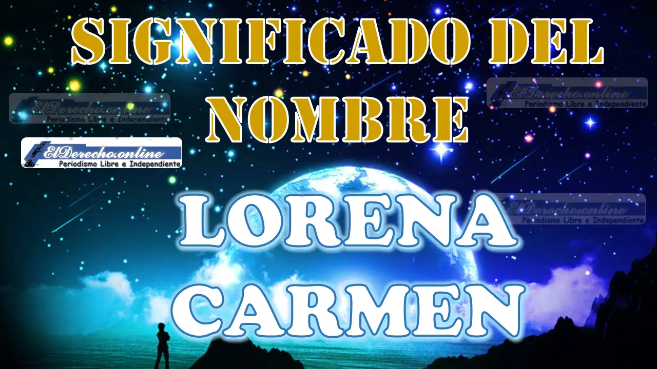 Significado del nombre Lorena Carmen: su origen y más