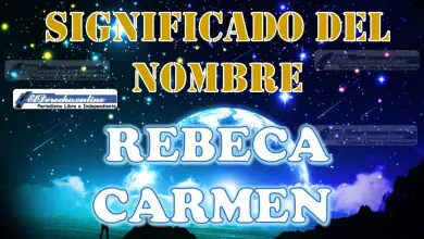 Significado del nombre Rebeca Carmen: su origen y más