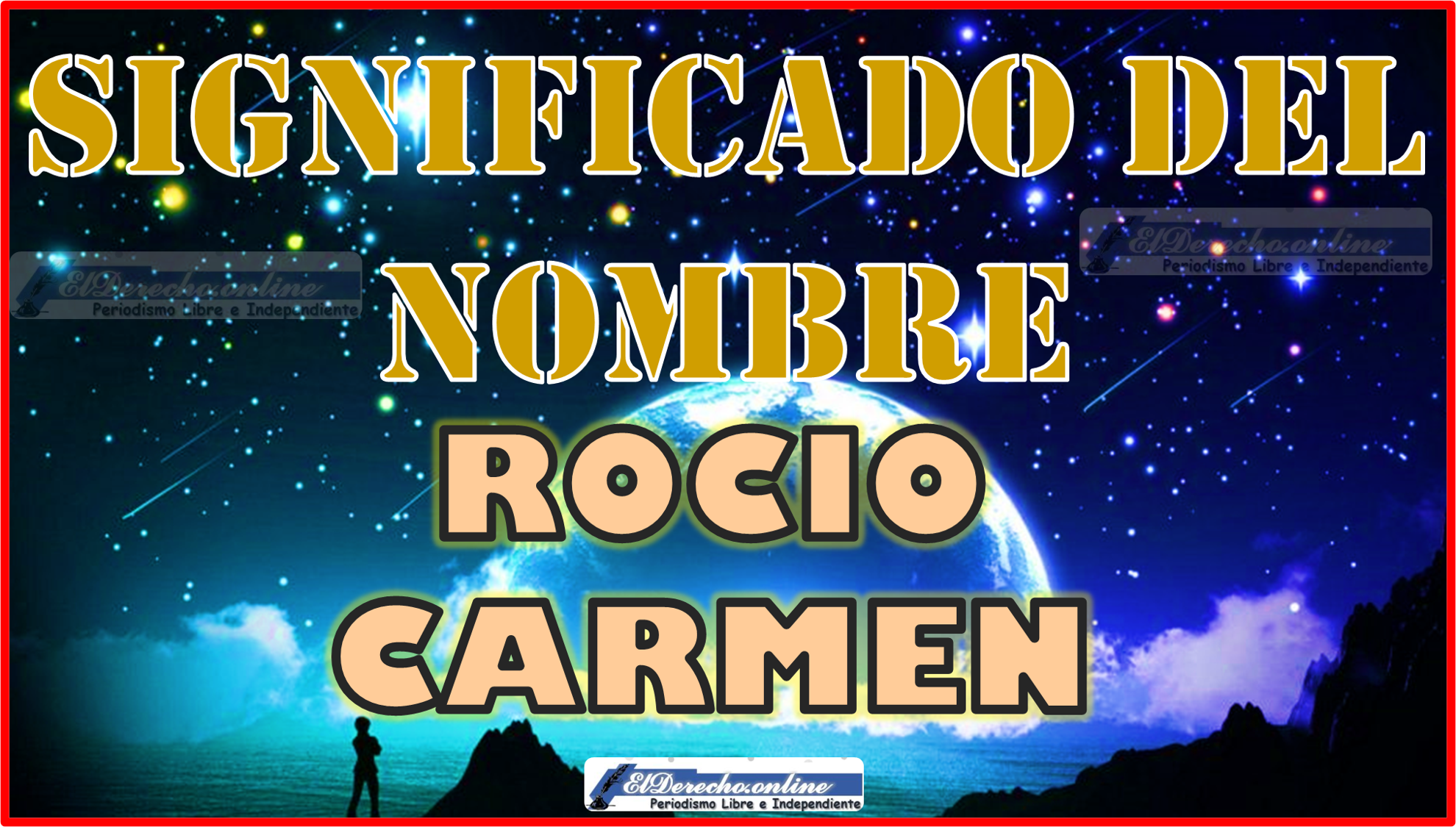 Significado del nombre Rocio Carmen, su origen y más