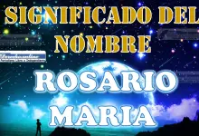 Significado del nombre Rosario Maria, su origen y más