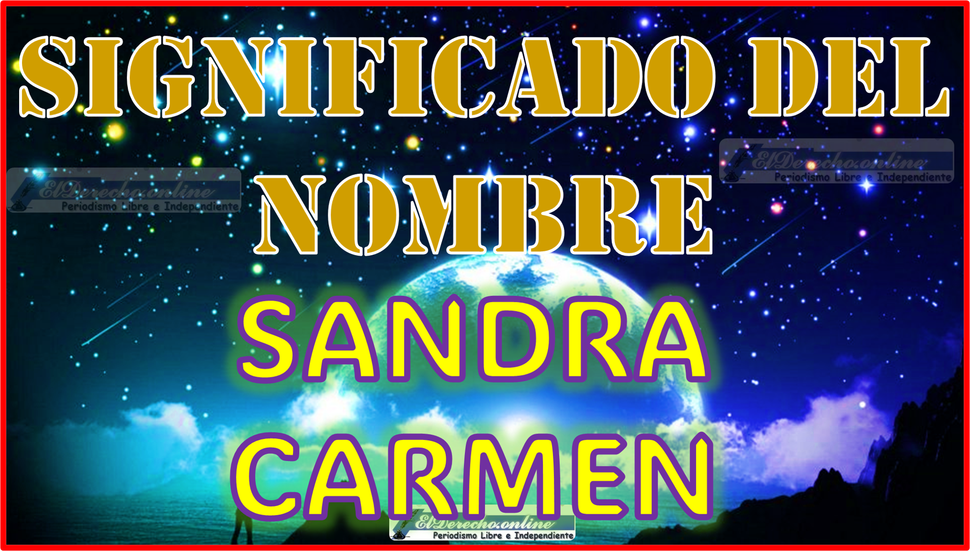Significado del nombre Sandra Carmen: su origen y más
