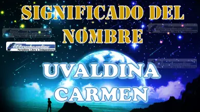 Significado del nombre Uvaldina Carmen, su origen y más