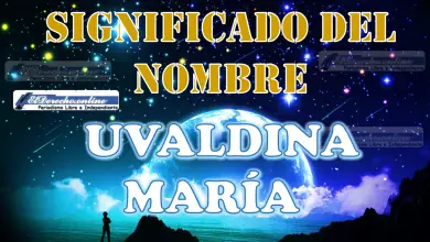 Significado del nombre Uvaldina María, su origen y más