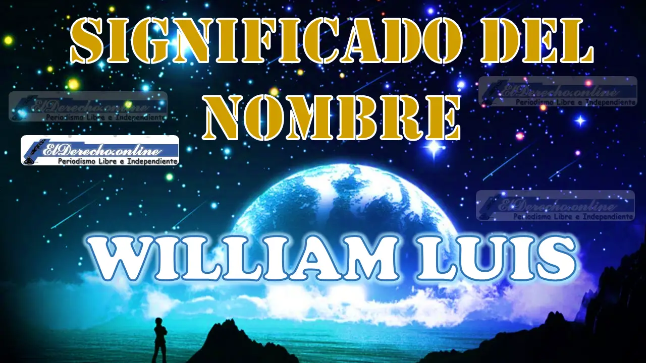 Significado del nombre William Luis, su origen y más