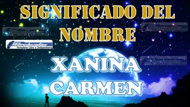 Significado del nombre Xanina Carmen, su origen y más