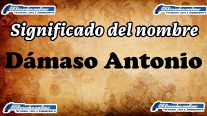 Significado del nombre Dámaso Antonio, su origen y más