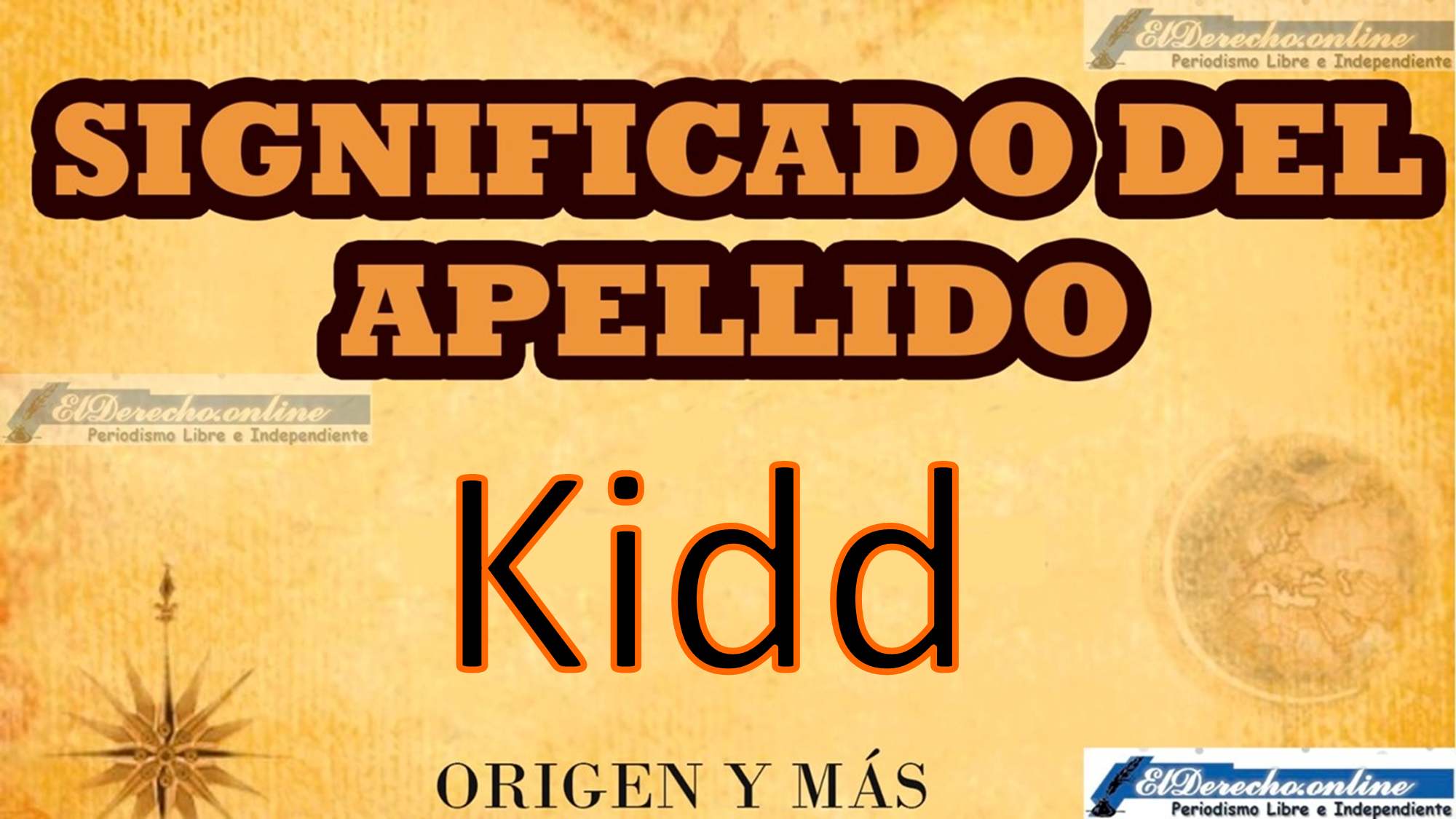 Signifciado del apellido Kidd, Origen y más