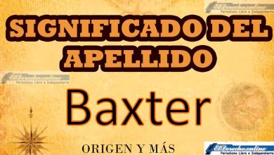 Significado del apellido Baxter, Origen y más