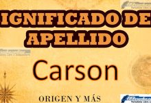 Significado del apellido Carson, Origen y más