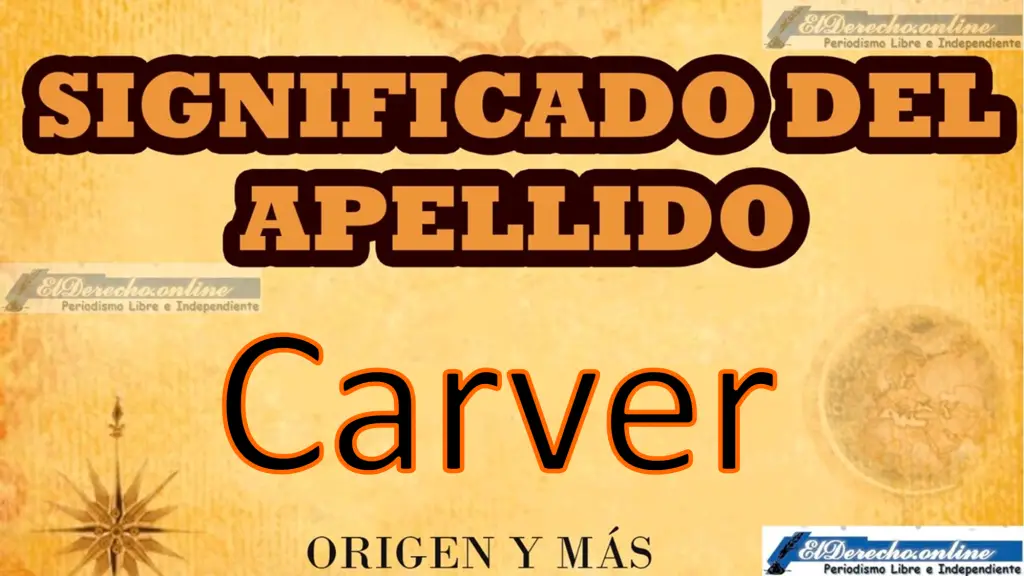 Significado del apellido Carver, Origen y más