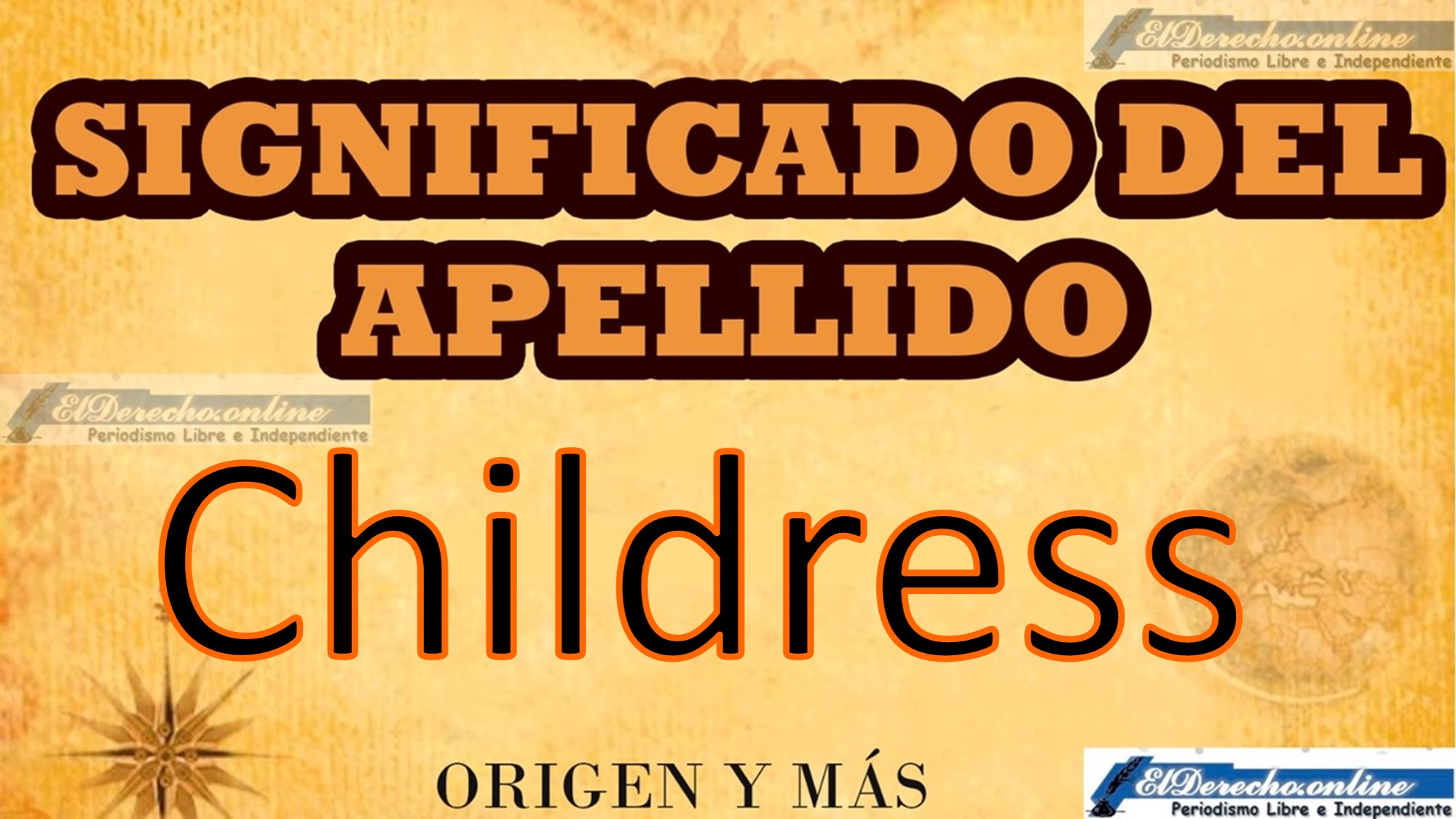 Significado del apellido Childress, Origen y más