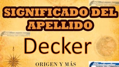 Significado del apellido Decker, Origen y más