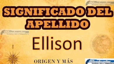 Significado del apellido Ellison, Origen y más