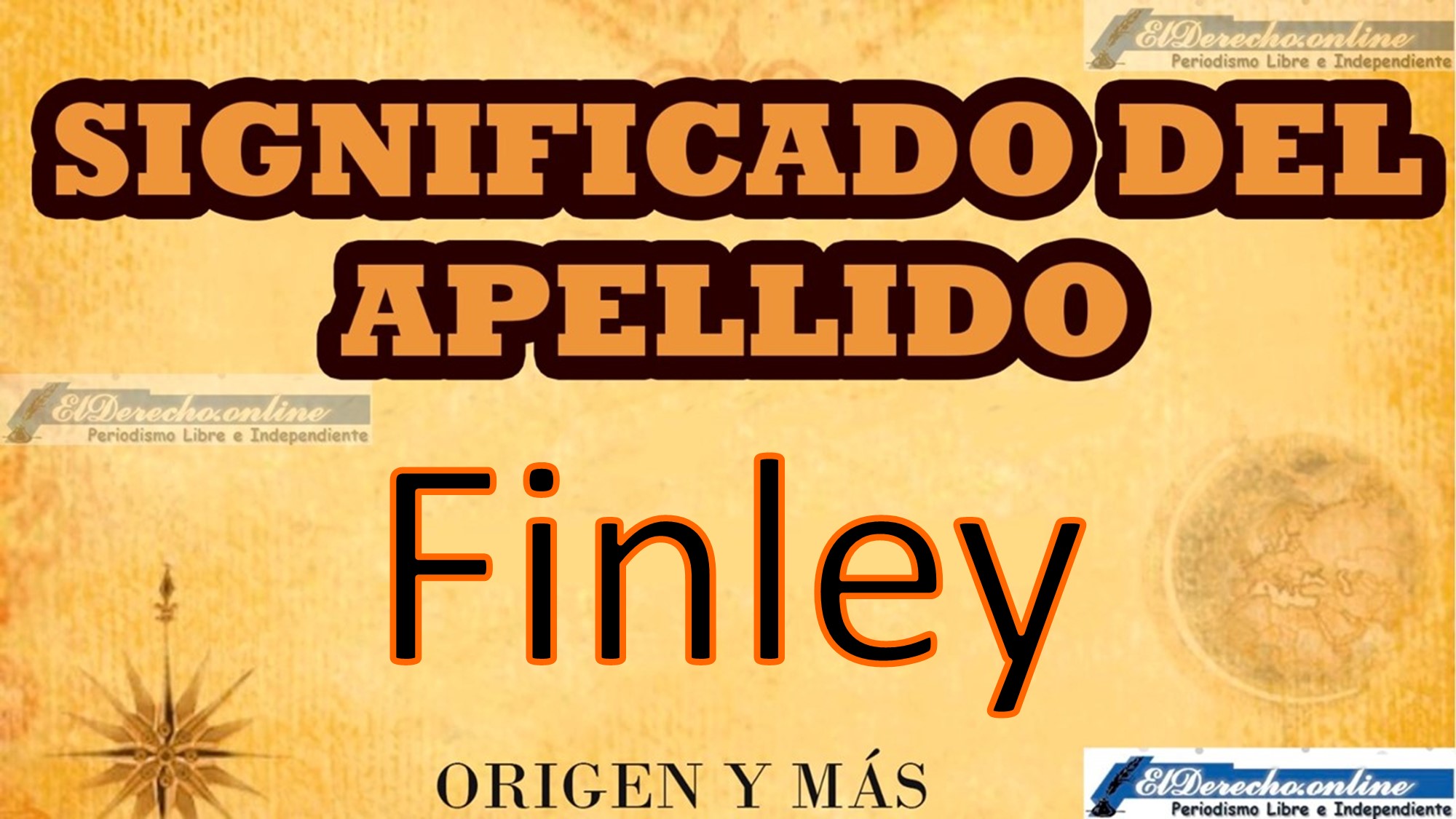 Significado del apellido Finley, Origen y más