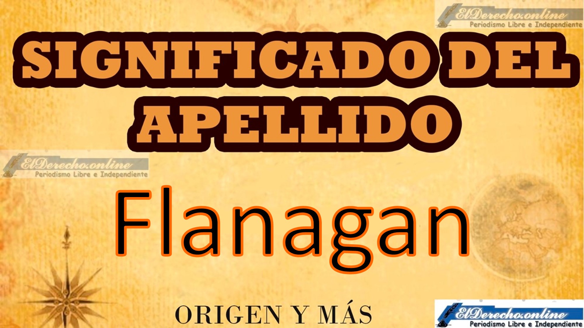 Significado del apellido Flanagan, Origen y más