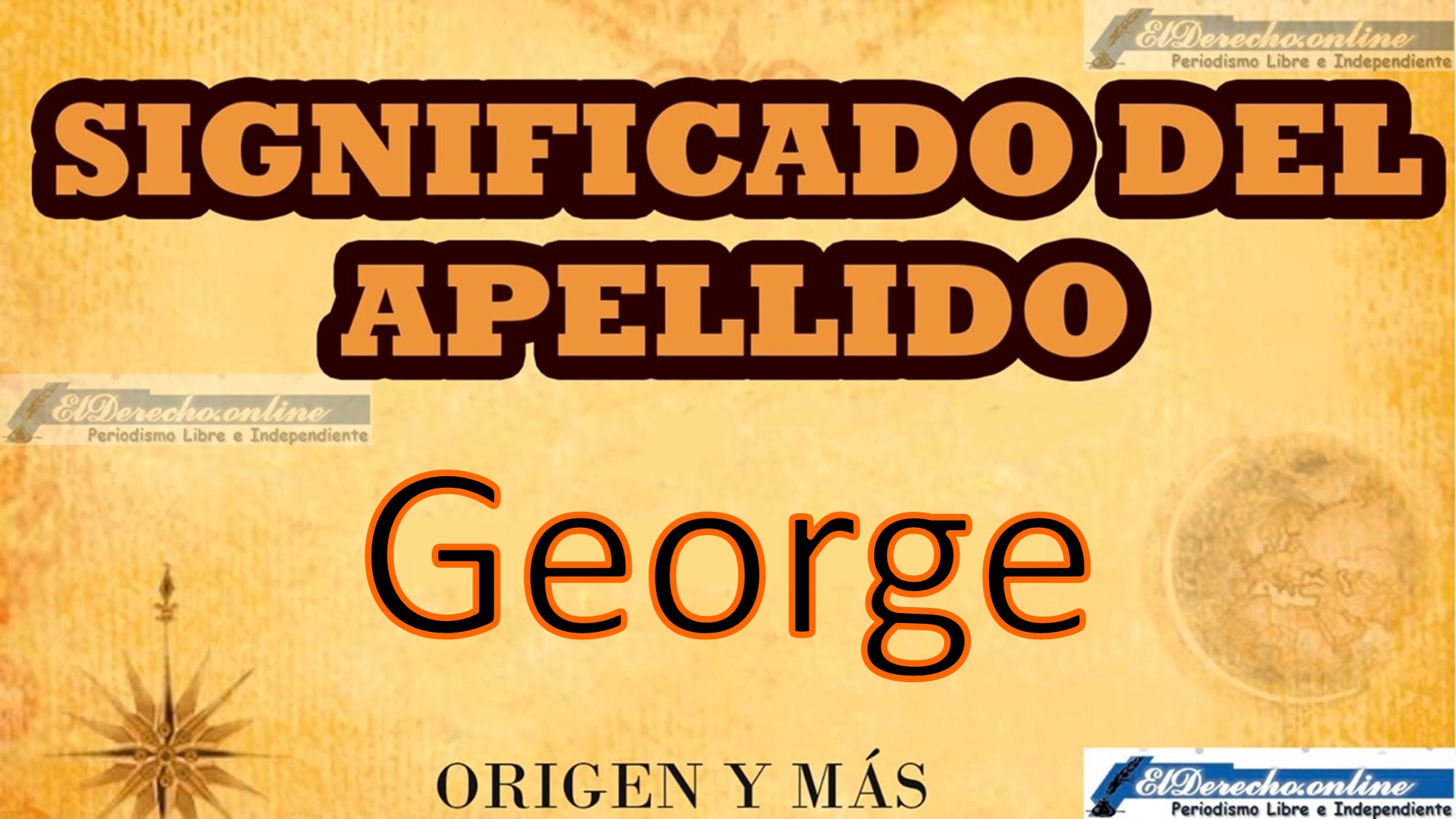 Significado del apellido George, Origen y más