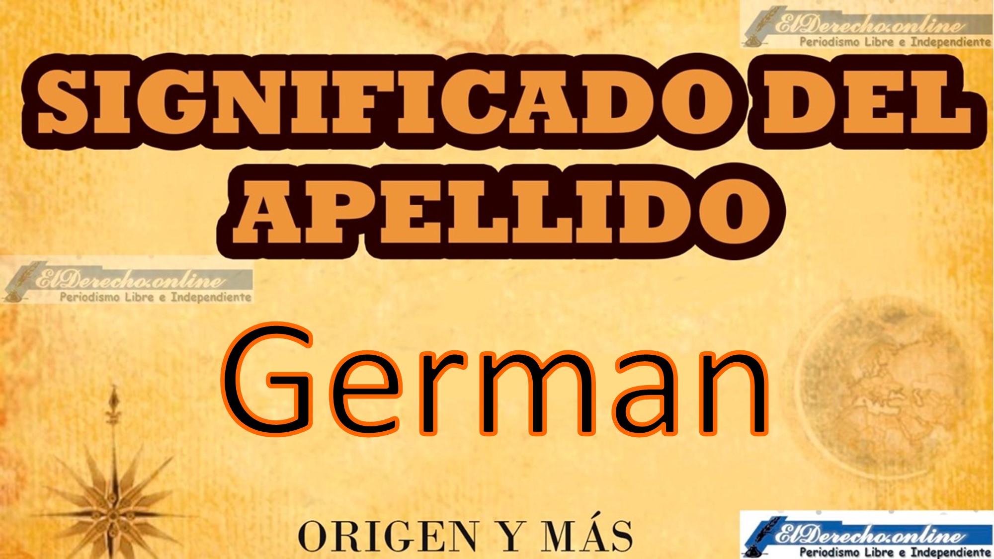 Significado del apellido German, Origen y más