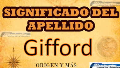 Significado del apellido Gifford, Origen y más