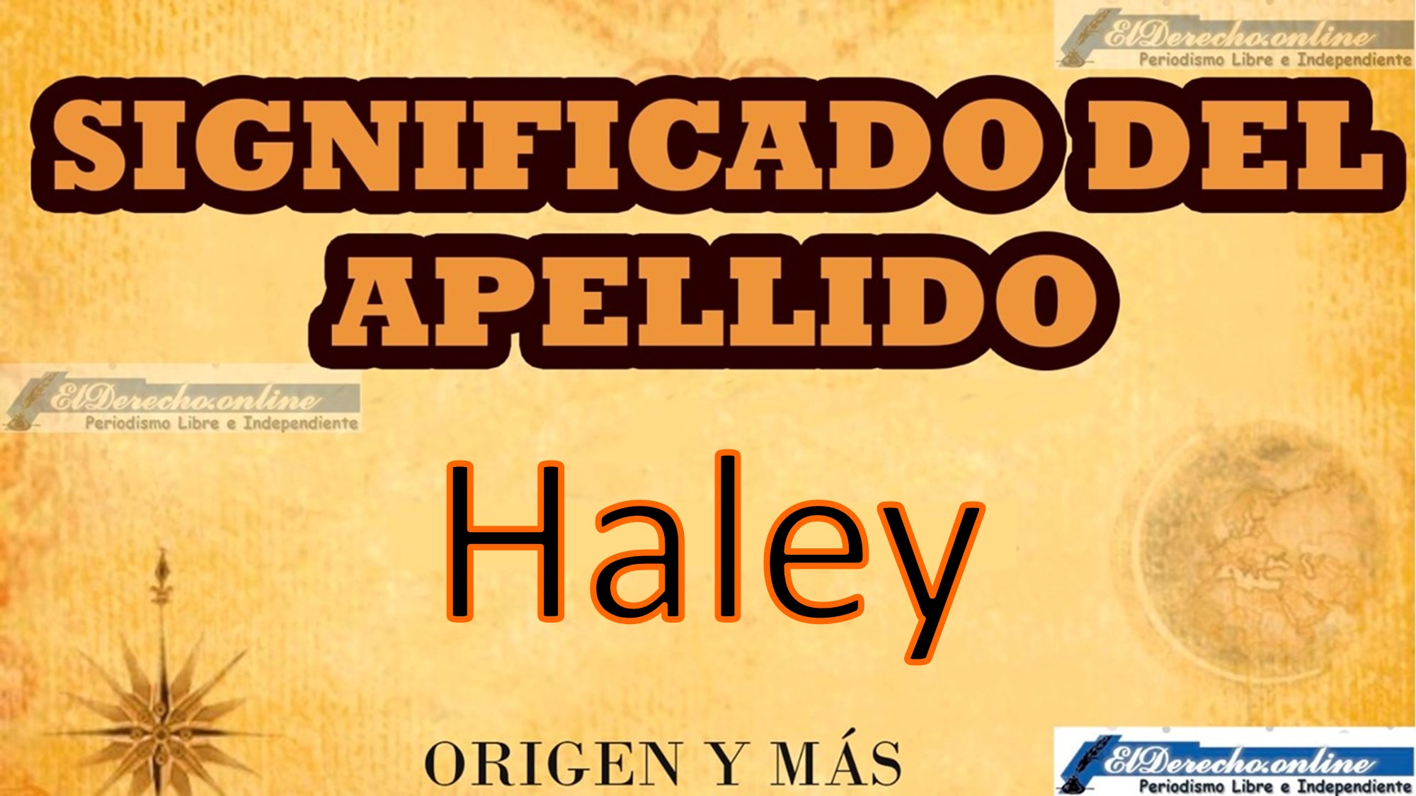 Significado del apellido Haley, Origen y más