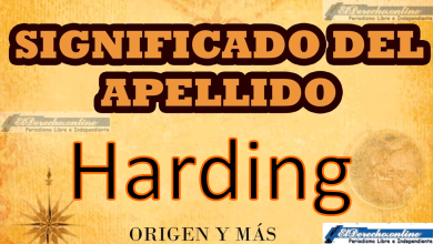 Significado del apellido Harding, Origen y más