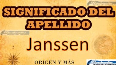 Significado del apellido Janssen, Origen y más