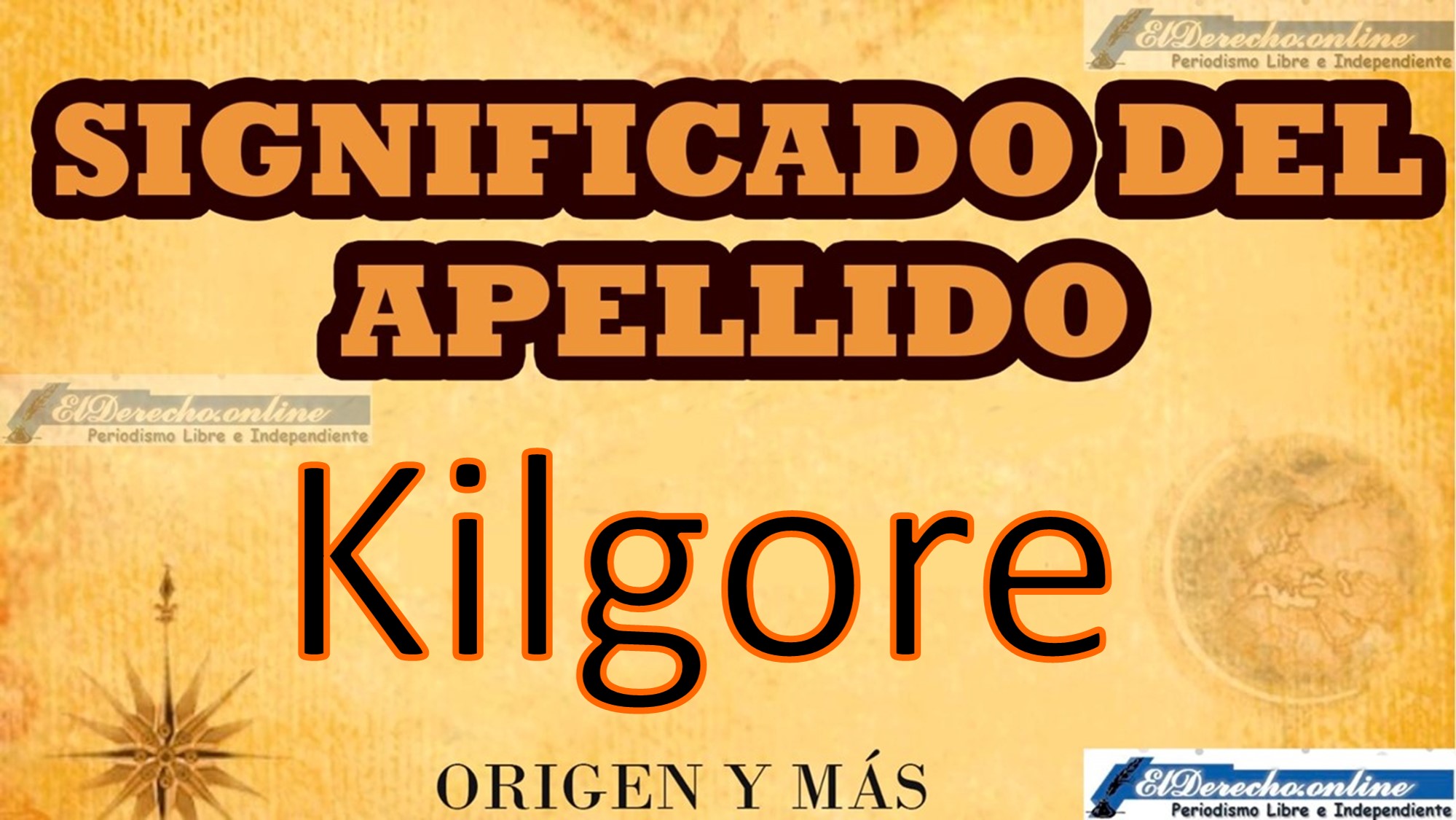 Significado del apellido Kilgore, Origen y más