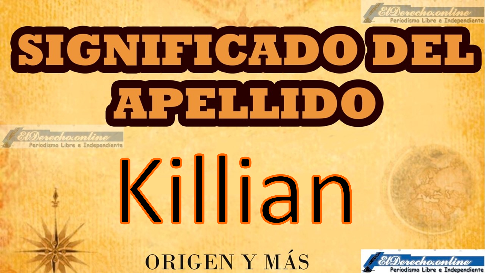 Significado del apellido Killian, Origen y más