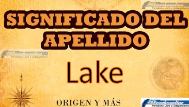 Significado del apellido Lake, Origen y más