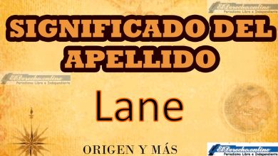 Significado del apellido Lane, Origen y más