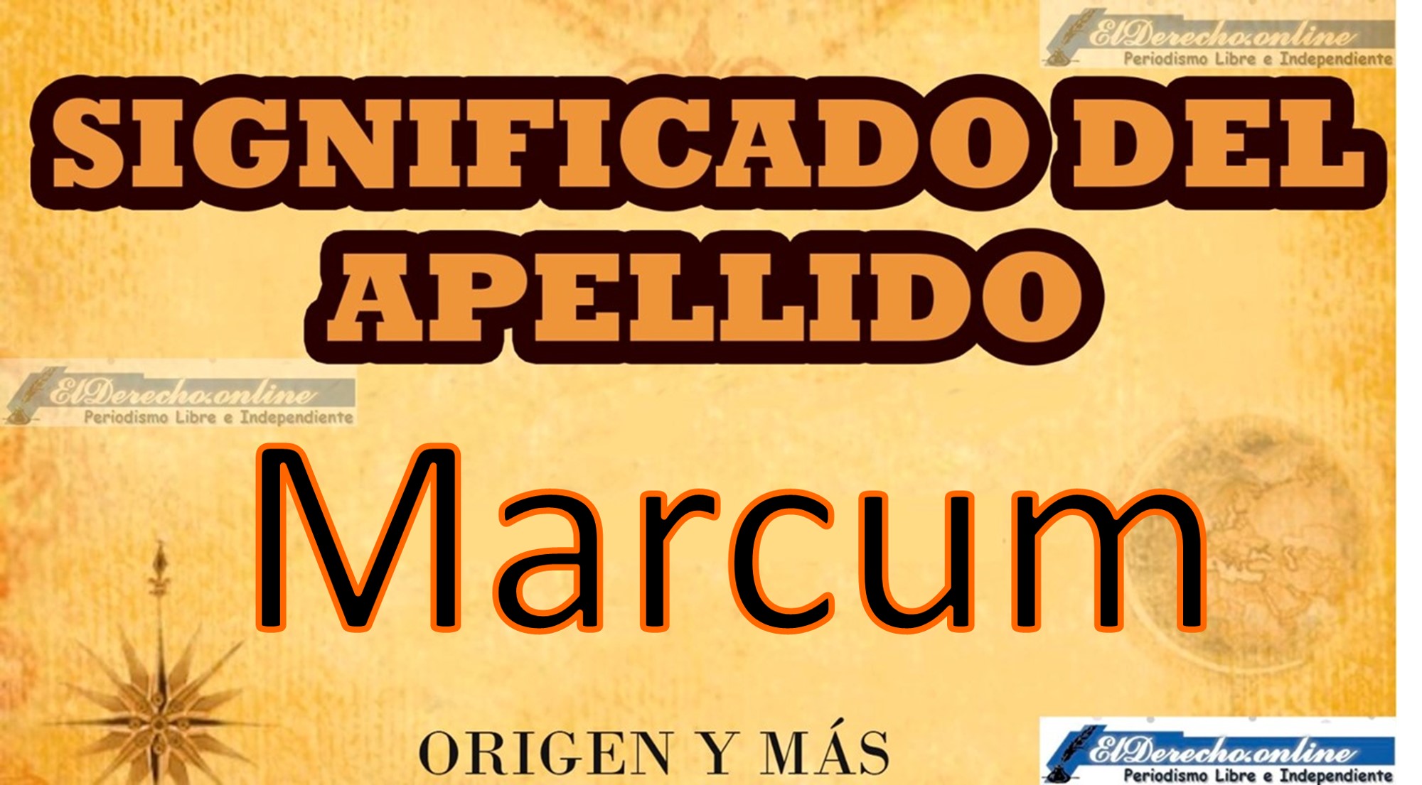 Significado del apellido Marcum, Origen y más